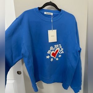NWT Madhappy heartfelt fleece crew XL